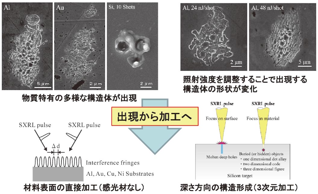 軟X線レーザーを用いたナノ構造形成と超微細加工技術