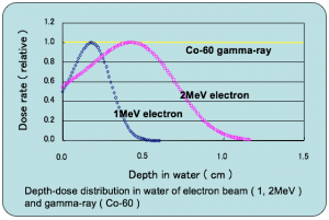 photo of Depth-dose distribution