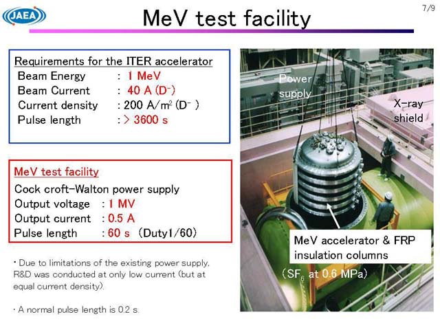 photo of MeV test facility