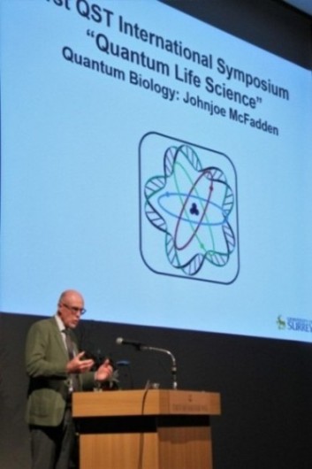 Johnjoe McFadden博士による基調講演の画像