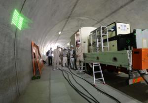 フォトンラボのトンネル試験