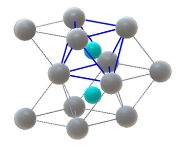 六方晶鉄水素化物の結晶構造
