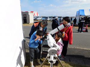 太陽望遠鏡で太陽フレアが見えました！