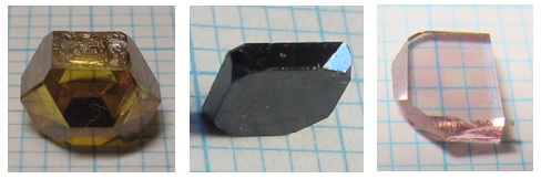 本研究に用いたダイヤモンド結晶の写真