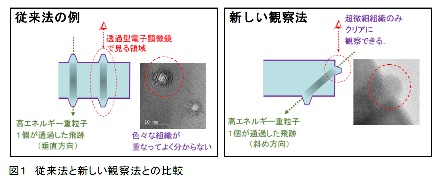 図1　従来法と新しい観察法との比較