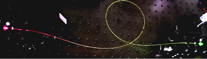 Fig. 3. Shifting the wavelength of the amplified laser using a photonic crystal fiber to generate the seed for the pump laser.