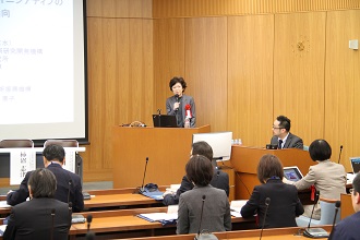 山村康子 プログラム主管（JST）の講演の画像