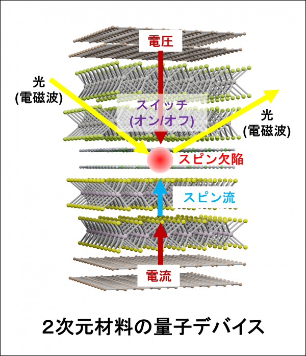 ２次元材料の量子デバイス