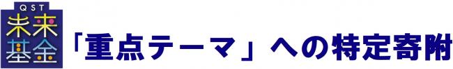 重点テーマへの特定寄附