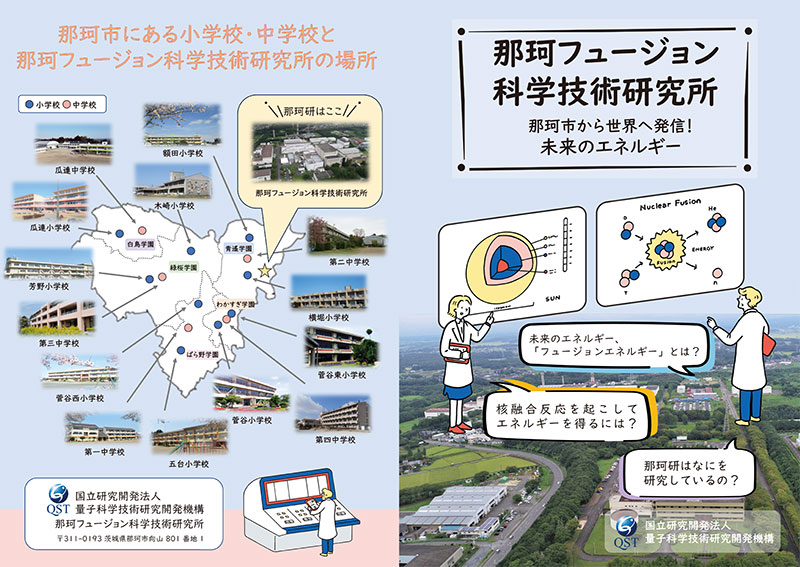 那珂市小中学生向けリーフレット