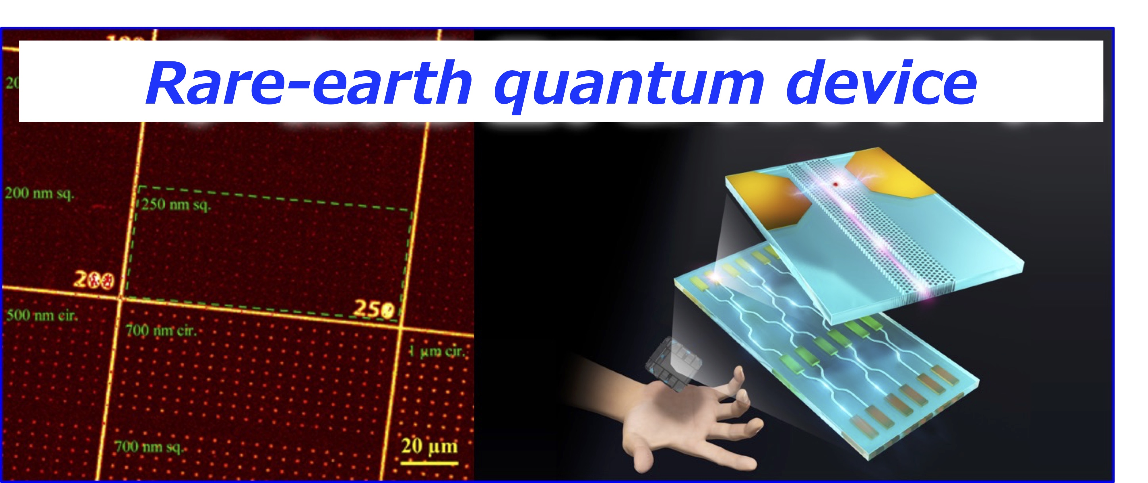 Rare-earth quantum device