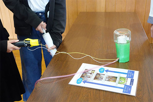 手作りイオン源での放電実験