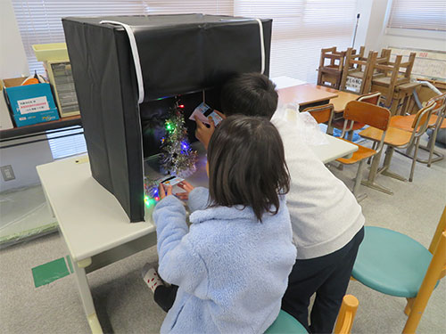 かんざきまつり分光器で観察