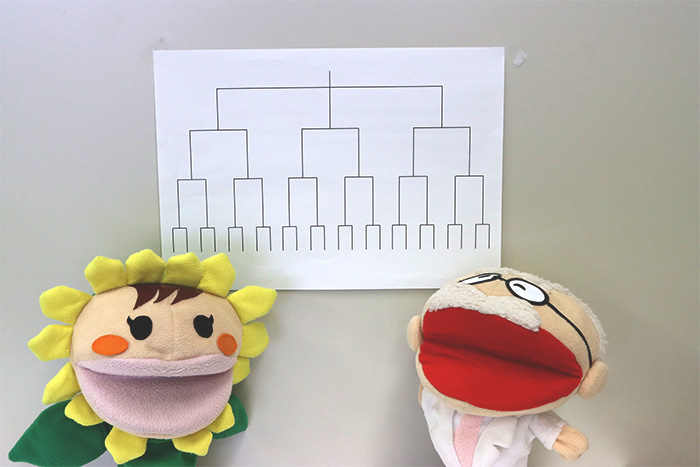 大会のルールを説明するカナちゃん