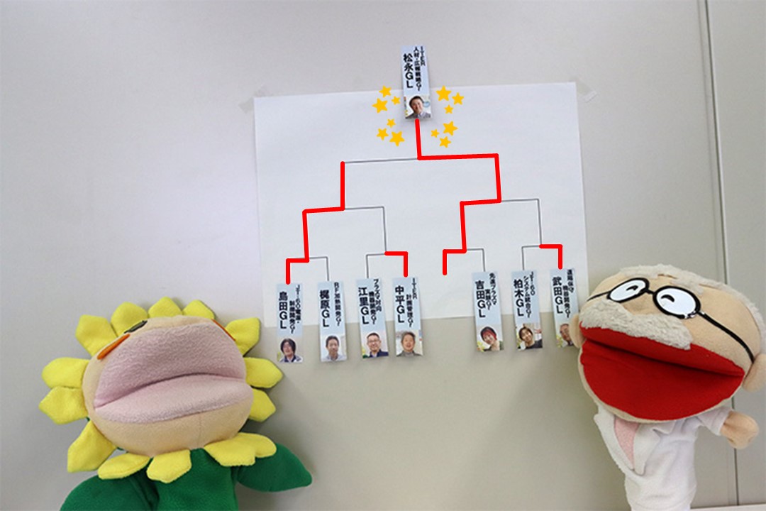 Bブロック決勝進出は松永グループリーダーです