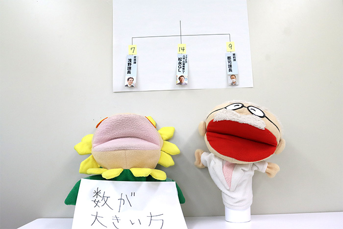 勝利条件とサイコロの目が出揃ったところ