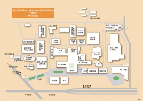 QST千葉地区構内図