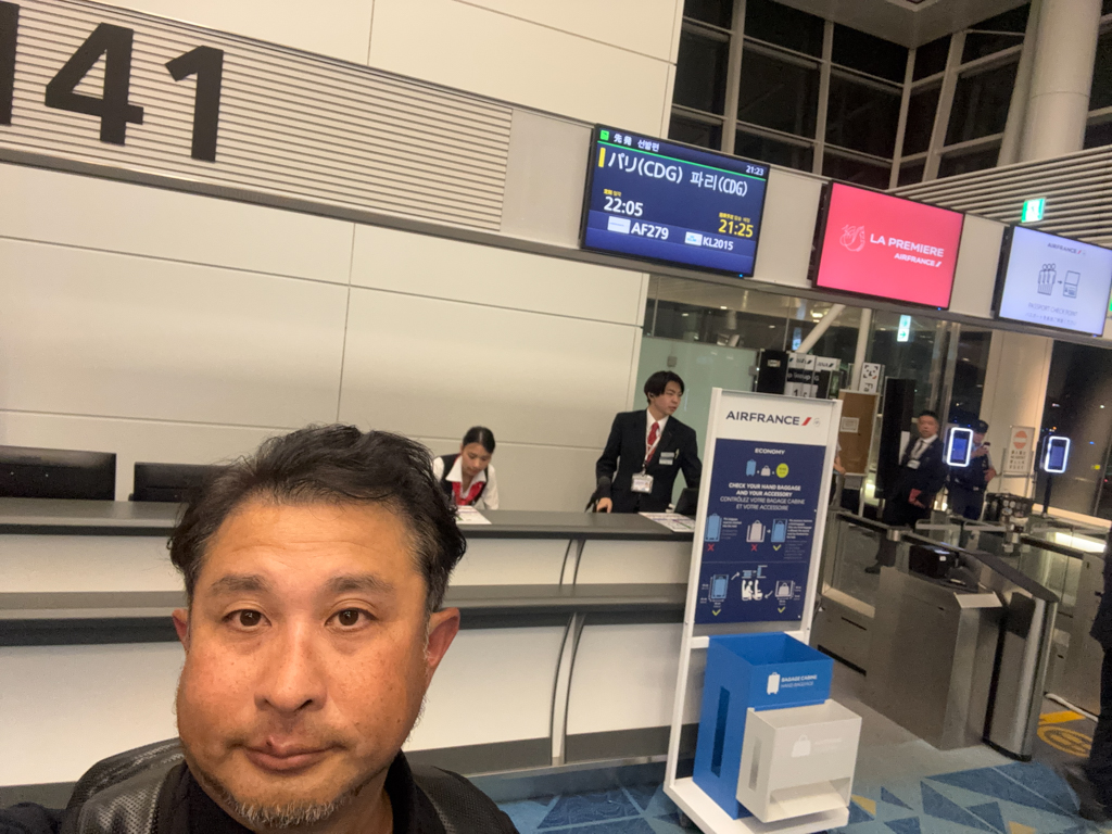 羽田空港での様子
