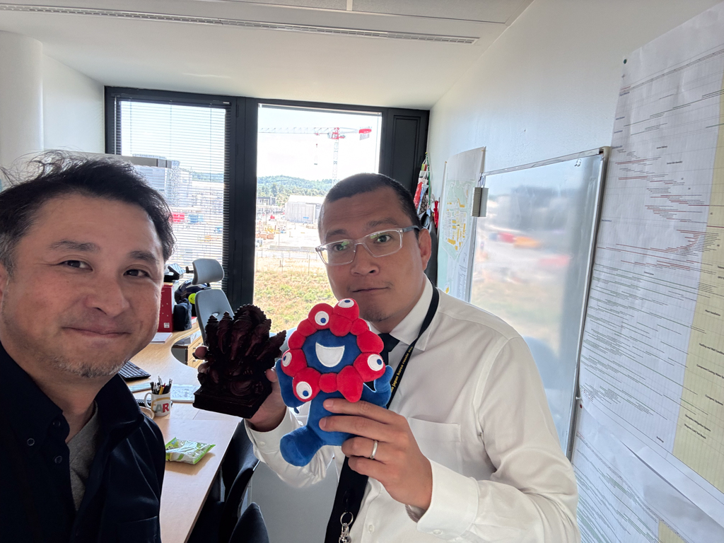 久しぶりの人物に再会した様子