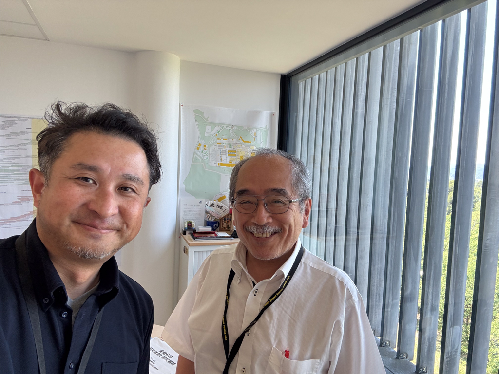 旧知の鎌田副機構長と