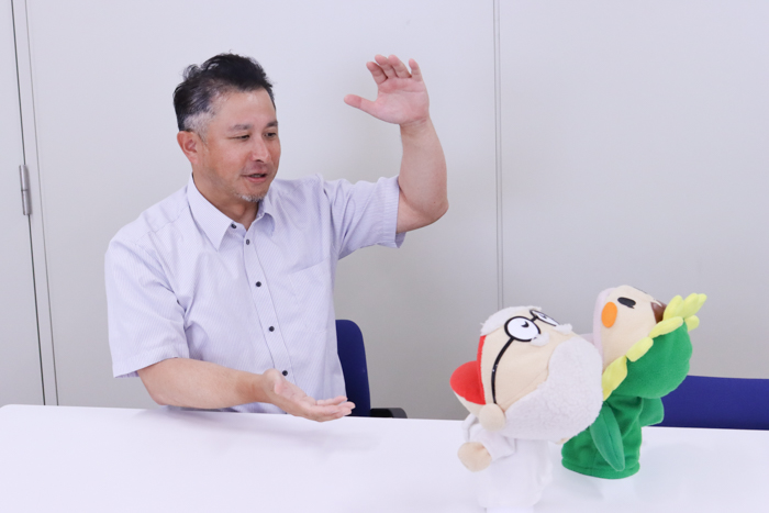 未来のビジョンを話してくださる松永さん