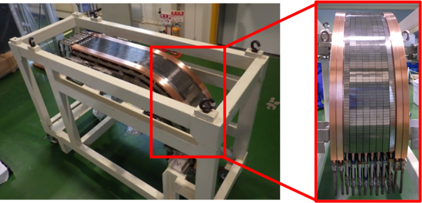 High-heat-load sample of an outer vertical target