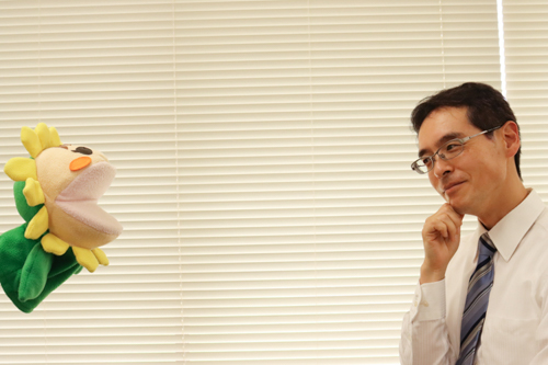 竹は生えていないか浅野課長に質問するカナちゃん