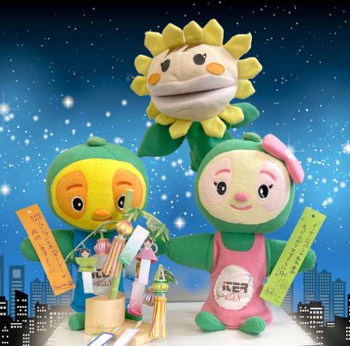 イーターちゃんとフュージョンくんと記念撮影