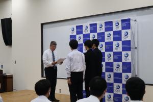 発表会の表彰式