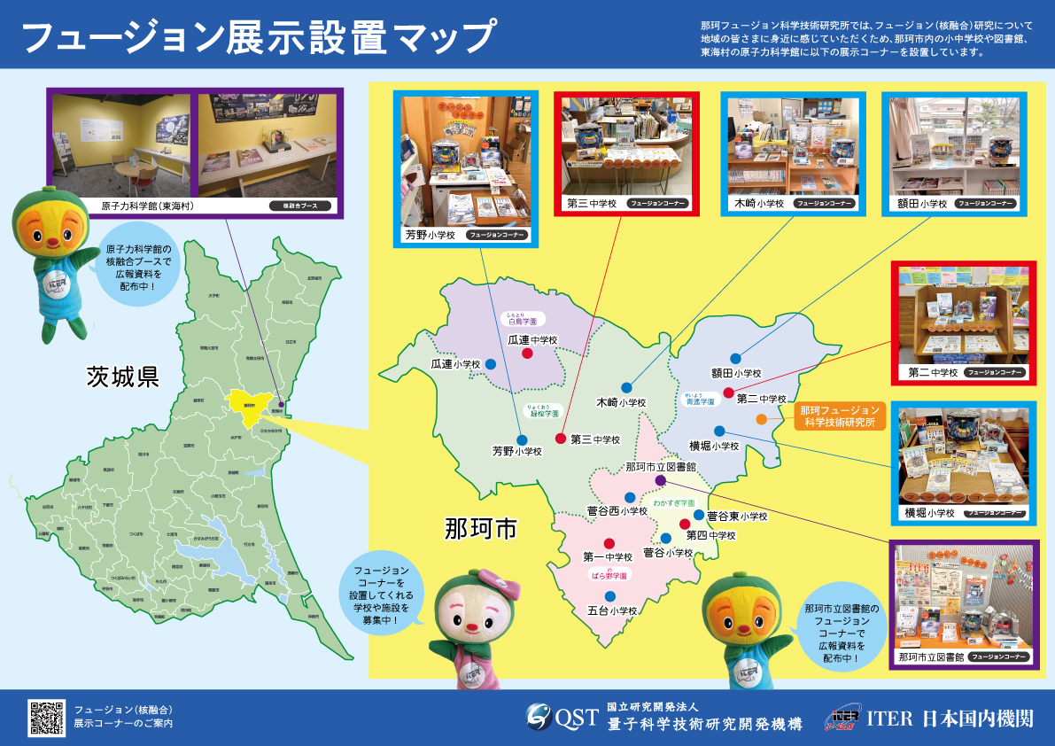 フュージョン展示設置マップ