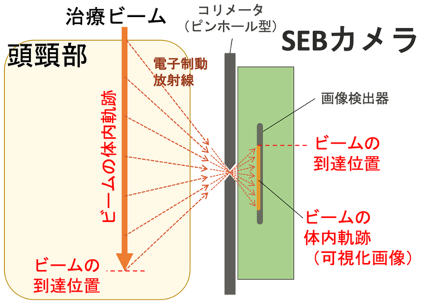 SEBカメラによる計測原理の概念図
