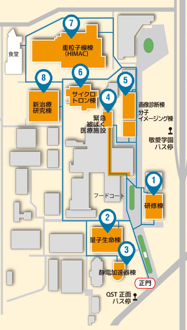 QST千葉地区一般公開2026マップ