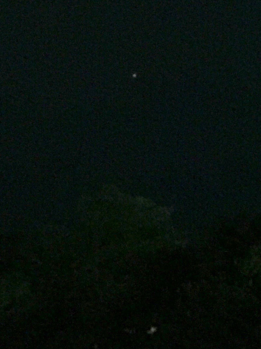 iPhoneで撮影した火星の写真
