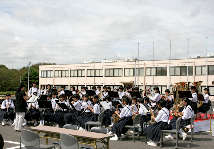 那珂第四中学校吹奏楽部演奏