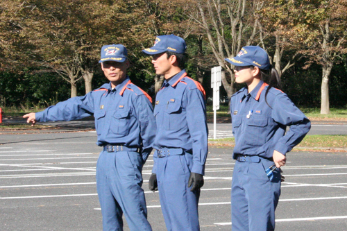 消防署の署員さんたち