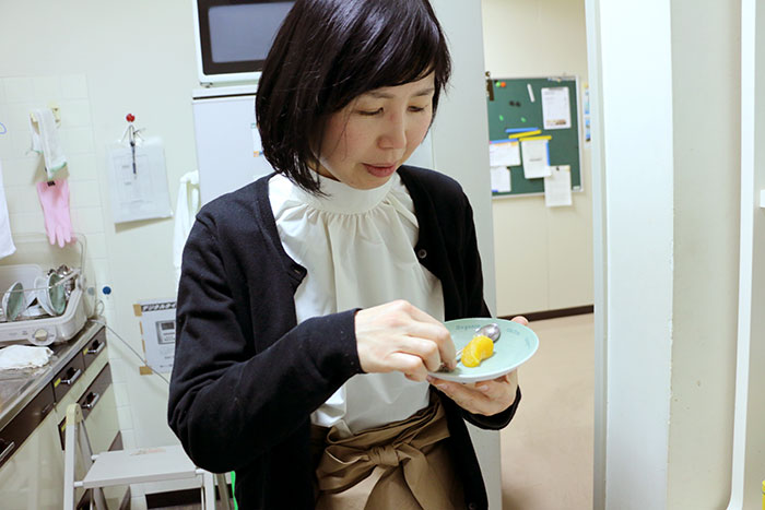 やきみかんを食べて甘さにびっくり
