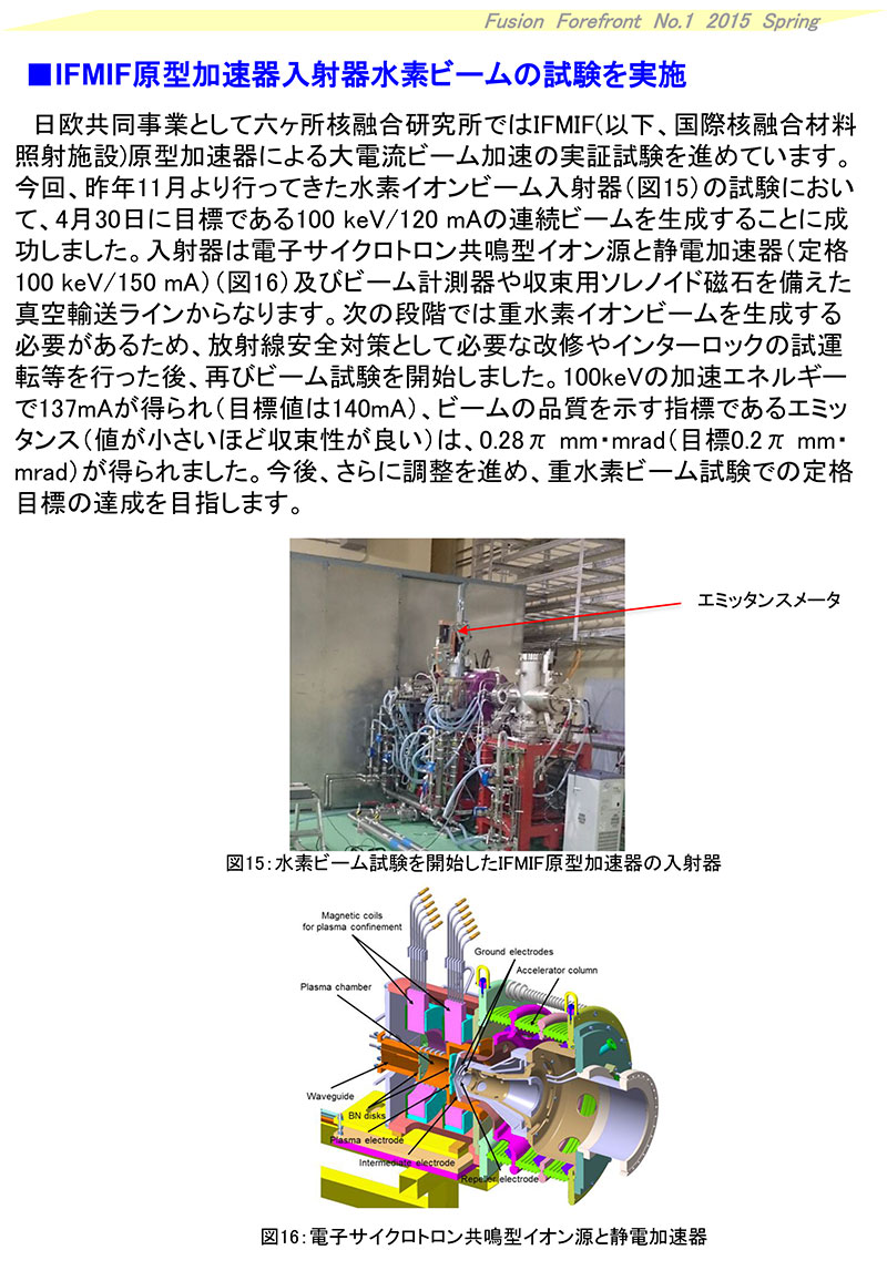 核融合最前線2015年春号9頁