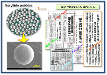 ブランケット材料の研究開発の画像1