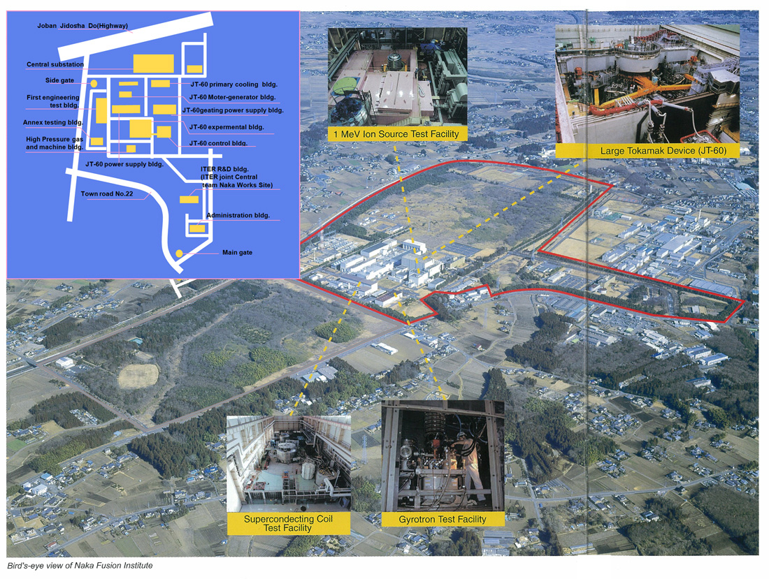Major Facilities of Naka Fusion Insutituteの画像