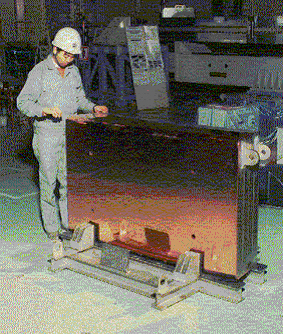 photo of Fabricated Blanket Module Prototype