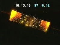 photo of Detachment of the armor tiles on both edge begins
