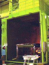 photo of close up view of the vacuum vessel (Main door is opened.) 
