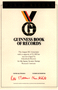 Guinness book of records