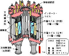 中心ソレノイド・モデル・コイルの概説図