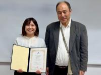 津田RA（左）と豊川分科会幹事長（右）