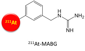 アスタチン211MABGの化学構造図